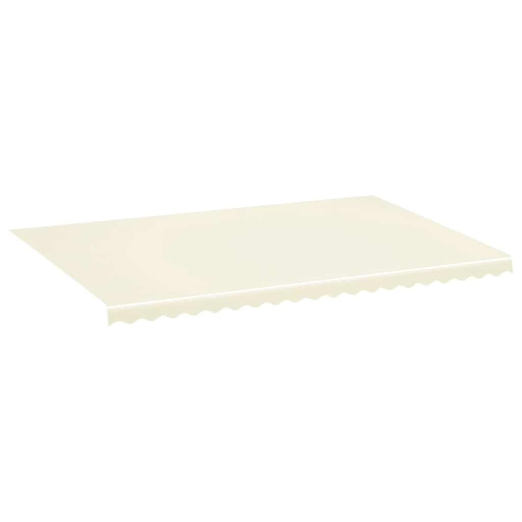 vidaXL Awning Replacement Fabric Cream 480x345 cm Polyester — image 1