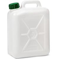 Ecoplast | Transparenter Kunststoffkanister 5 Liter - robust und praktisch. Ideal für die Lagerung und den Transport von Wasser, Öl oder anderen Flüssigkeiten. Luftdichter und sicherer Verschluss.