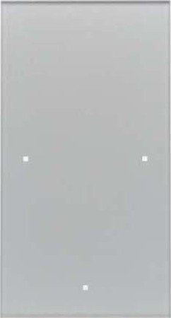 Sensor confort TS hager de 1 fase fabricado en cristal premium y aluminio 1