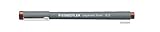 Marca: Staedtler Bolígrafo fieltro Staedtler Pigment Liner 308 punta calibrée 0,5 mm marrón