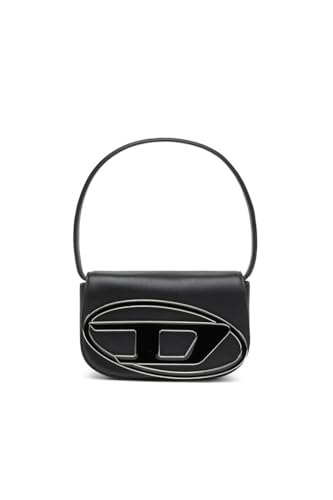 Diesel 1DR Shoulder Bag, Bolsa Unisex Adultos, Black, One Size
