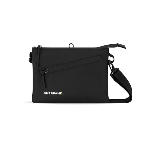 Image of Sherpani Zoom, Small Crossbody Purse, Nylon Crossbody Bag, Lightweight Cross Body Bag, Sleek Dual Pouch, Purses for Women