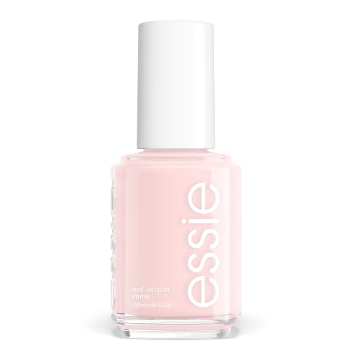 Bubble Bath Nails for Women Over 50: The Elegant Manicure That Flatters Every Hand 10 essie Salon-Quality Nail Polish, 8-Free Vegan, Sheer Pale Pink, Ballet Slippers, 0.46 fl oz
