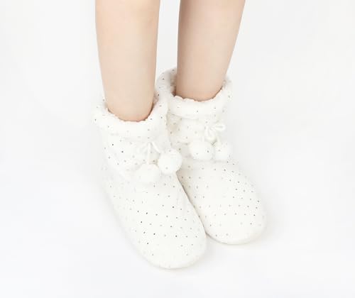 Image of Panda Bros Women's Bootie Slipper Socks, Non-Slip Gripper House Socks