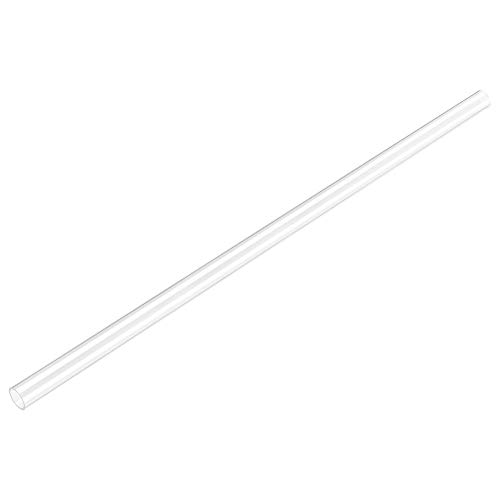 Image of uxcell Clear Rigid Tubing 5mm(3 /16'') ID x 6mm(1 /4'') OD x 1Ft Length Round Plastic Polycarbonate Tube