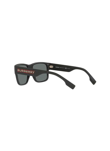 Image of BURBERRY Sunglasses BE 4358 346481 Knight Matte Black Polar Dark