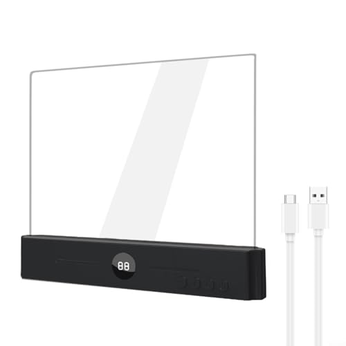 CWOQOCW Lampe de lecture LED intelligente rechargeable avec 3 modes de couleur et gradation continue, lampe de lecture 1200 mAh avec minuterie pour la protection des yeux, design portable pour les