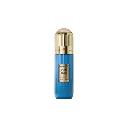 Image of IBRAQ (Ibrahim Al Qurashi) Spanish Tobacco Eau de Parfum for Men – 100ml | Warm Amber, Tonka & Tobacco Fragrance with Saffron & Woody Notes | Long Lasting Masculine Perfume