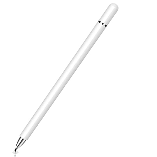 Touch Screen Pen Stylus for Nord N300/N30/N20 5G Phones - Fiber Tip Aluminum Lightweight White Compatible with OnePlus Nord N300/N30/N20 5G Models