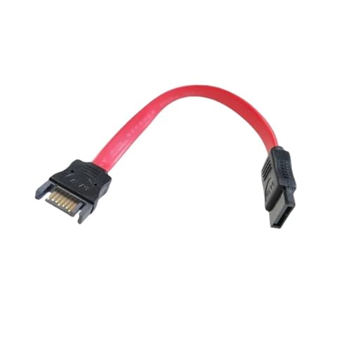 Cable Extensión SATA 7Pin Masculino a Femenino Rojo 10 cm