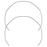 IWOWHERO Kaffeemaschinen Griffclip aus Edelstahl 2 Stück 51mm Federhalter für Siebträgergriffe Befestigungsring zur Griffstabilisierung Passend für Gewerbe und Haushaltsgeräte