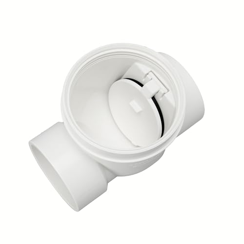 Image of 3 Inch Pvc Backwater Valve,Sewer Check Back Flow Preventer Drain Backflow Preventer Valve,Prevent Sewage And Rainwater From Flowing Backflow