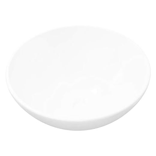 vidaXL Lavabo de Salle de Bain Céramique Rond Blanc Toilette Lave-mains Vasque 32.5 x 14 cm