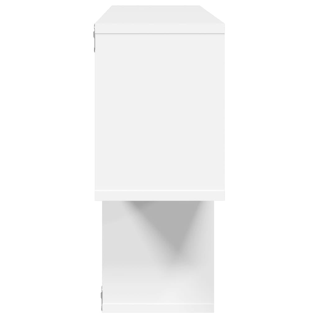 vidaXL Scaffale a Parete Bianco 100x20x53 cm in Legno Multistrato
