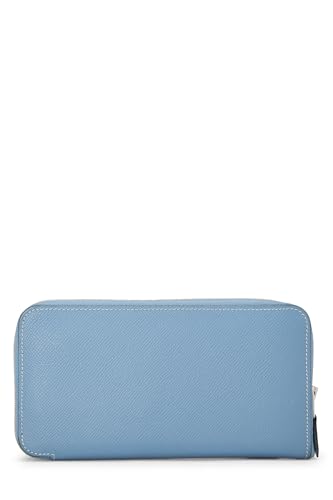 Pre-Loved Blue Jean Epsom Azap Wallet, Blue Jean3
