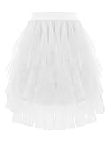 Jupe tulle femme chic: Cette jupe tutu multi-couches, conçues pour incarner une esthétique cool, mignonne et tendance. Ces jupes en tulle moelleux conviennent aux femmes, aux adultes, aux femmes et aux adolescentes.La taille élastique large et souple assure un port confortable et s'adapte à différentes morphologies. Elle maintient la jupe en place sans serrer, pour une liberté de mouvement totale.