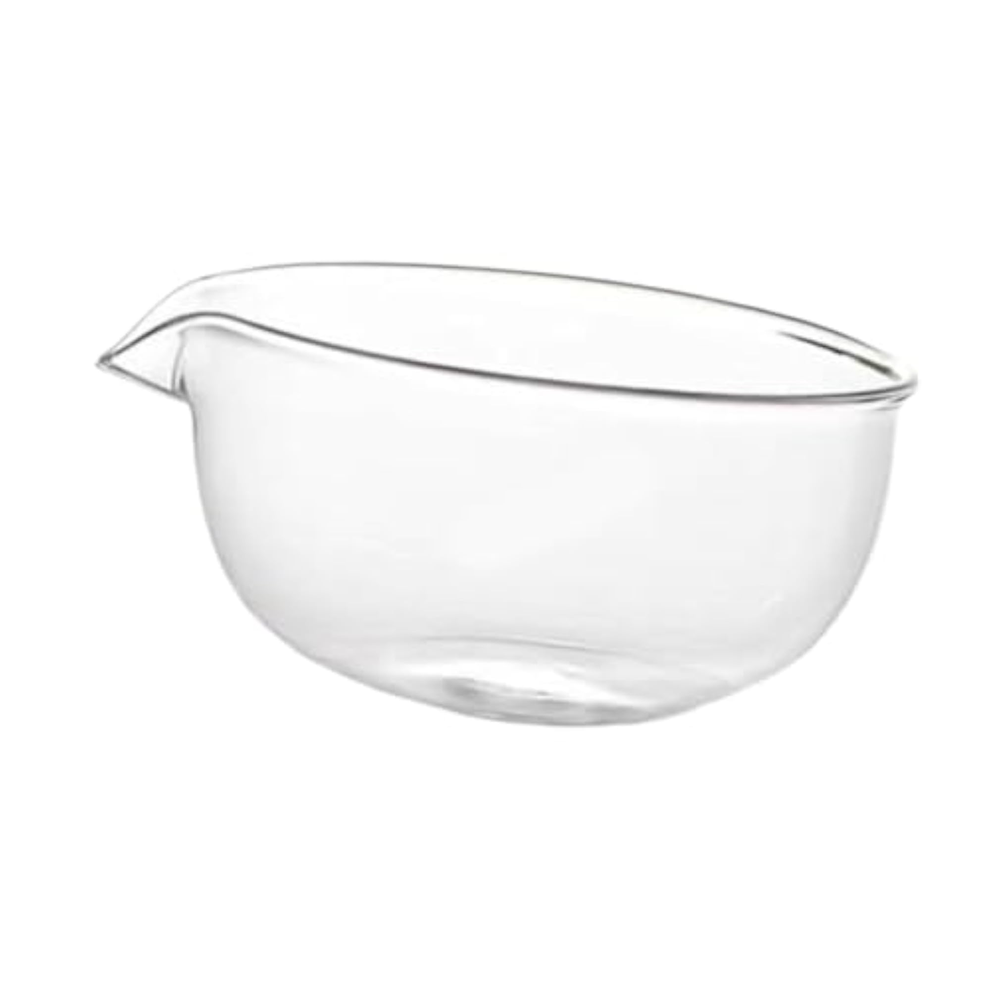 Glass Matcha Bowl with Pouring Spout, Easy Clean
