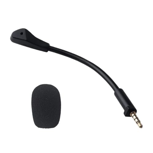 Alksubbm Microphone à perche générale avec réduction du bruit avancée - Design confortable - Structure ABS longue durée de vie pour appareils - Micros de jeu ABS haute sensibilité – vue 6