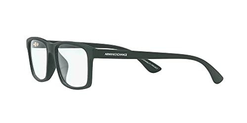 Image of Armani Exchange mens Ax3083u Universal Fit Rectangular Prescription Eyewear Frames