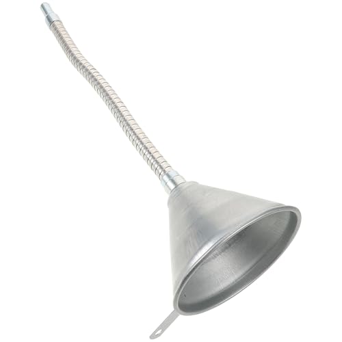 TOKIDNY 鉄製コンパクトフレキシブルファンネル 耐久性に 車用給油 ミッションオイル 燃料注入ロート 多用途軽量設計ガレージや作業