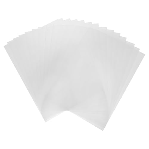 MECCANIXITY 14 feuilles plastique colorées A5 film ambre transparent