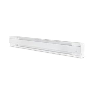 Stelpro B1002W Radiateur de plinthe 1000 W, 119 cm x 14 cm, 240 V, série B BRAVA plinthe électrique avec coins arrondis, blanc