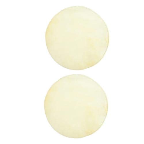Toddmomy 2pcs Drum Replacement Tambourine Skin Multifunctional Drum for Enhanced Sound Easy to Clean for Drummers and Percussionists