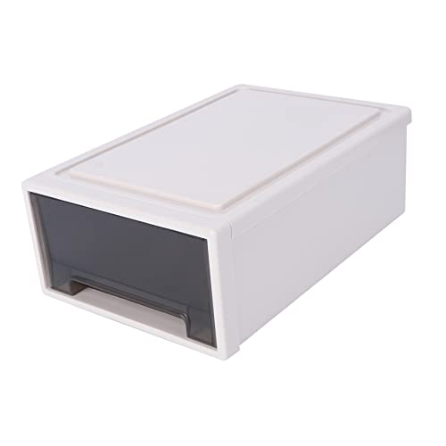 Unomor 1Pc Transparent Sundries Storage Box Drawer Organizer for Home Plastic Capacity for Clothes and Quilt Storage Multi Function Desktop Box