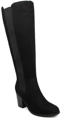 Sugar Women's Riding Boots Heeled Knee High Boot with Tall Shaft