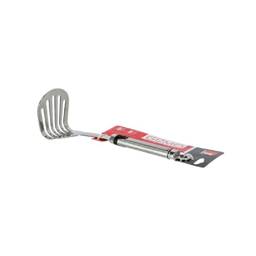 Bergner Gizmo -Schiacciapatate in Acciaio Inox 26 cm, Manico con Inserto Nero, Design Elegante e Resistente - Ideale per Cucina Moderna