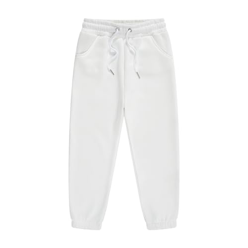 Boys Sweatpants Girls Fleece Athletic Pants Toddler Elastic Waist Joggers Pants Casual Kids Clothes Ages 1-10