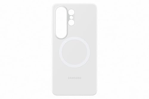 Image of Samsung Galaxy S26 Ultra Silicone Magnet Phone Case, Soft-Touch, Durable Grip, Great Feel, White