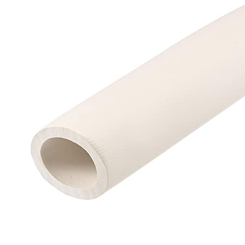 Image of uxcell Foam Tubing for Handle Grip Support, 27mm ID 37mm OD 1m Length White