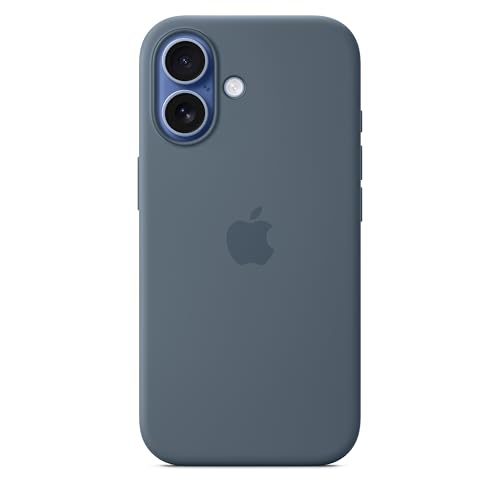 Image of Apple iPhone 17 Silicone Case with MagSafe - Anchor Blue 