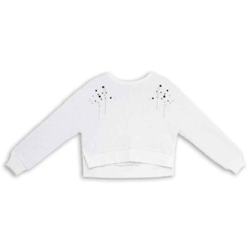 Speechless Girls' Long Sleeve Shaggy Knit High Low Top