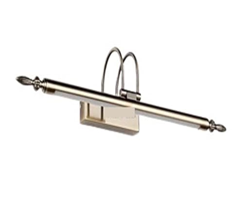 Lámpara de baño bronce y luz led for espejo níquel de 9W para pared de dormitorio