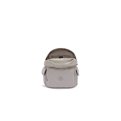 Kipling Women's City Pack Backpack, All-Day Versatile Daypack, Grey Gris, 10.5" L X 14.5" H X 6.75" D #TOP2