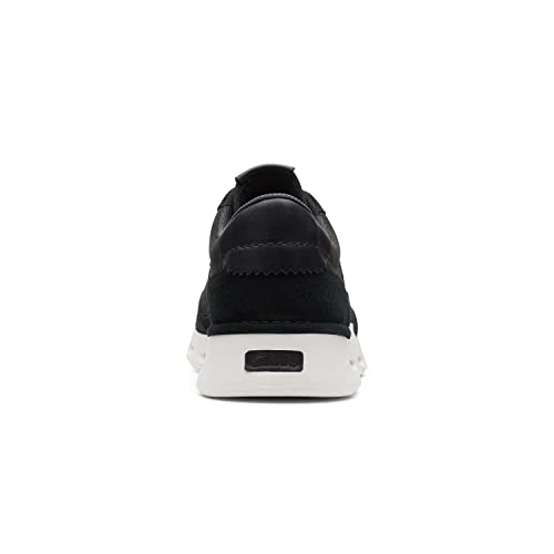 Image of Clarks Mens 26166010-black Comb Sneaker