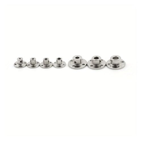 Accouplement à bride rigide 6mm pour aligner un arbre de moteur en acier sans jeu