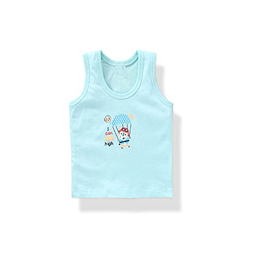 Image of KIKE New Born Baby Pure Cotton Printed Regular Fit Sando Innerwear Baniyan Kids Vest Infants Sleeveless Undershirts for Cute Boys Girls 0-24 Months Pack of 6