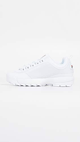 Fila Men's Disruptor II No-Sew Sneakers White/Navy/Red 103