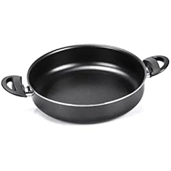 Cacerolas Moneta Moneta Gea - Cacerola con 2 asas, 28 cm, aluminio 100% reciclado, para cada encimera incluida la inducción. Fabricado en Italia, 0001580228