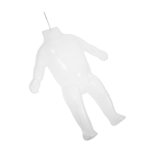 COSMEVIVI Mannequin Garçon et Filles Complet Plastique Transparent avec Bras et Jambes Cintre Ajustable pour de Vêtements Bébé et Tout-Petits Mannequin...