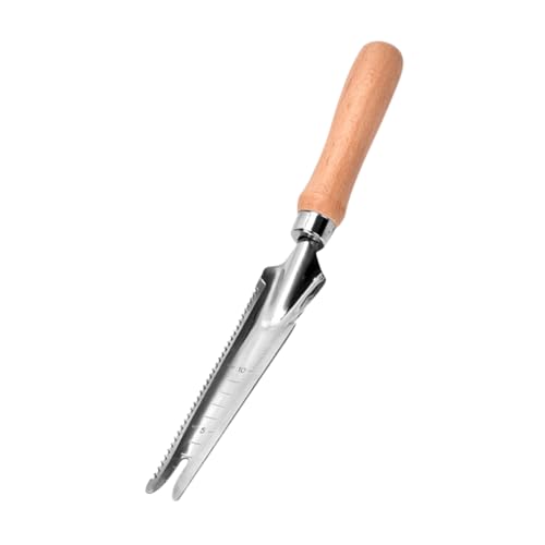 HEMOTON Manual Weeder Tool with Sturdy Stainless Steel Blade Multi Function Gardening Weeder for Weeding Lightweight and Portable Garden Tool for Removal