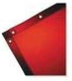 Welding Curtain 6X6 Orange See Thru, Sold As 1 Each