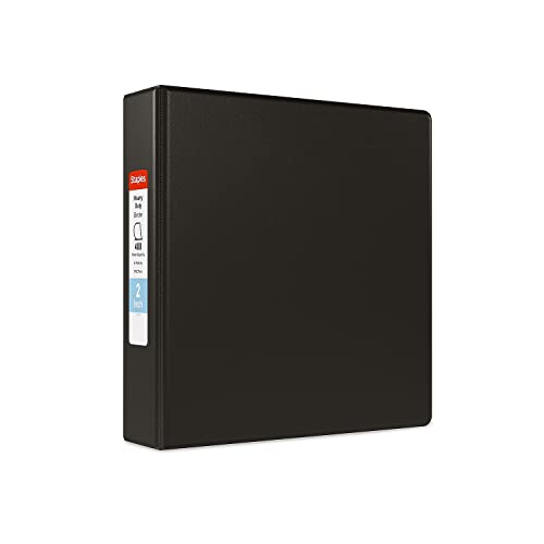Staples 82693 Heavy Duty 2-Inch 3-Ring Non-View Binder Black (24654) #TOP26