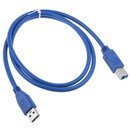 SLLEA 3.2 Feet Cable USB 3.0 Cable Laptop PC Data Sync Cord for AMI Musik DDH-1 Audio Music Interface USB DAC/Headphone Amp/Preamp WiseTech Audio PC Systems