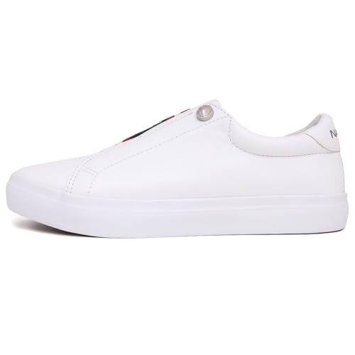 Nautica Women's Slip-On Sneakers – Casual Low-Top Walking Shoes – Comfortable No-Lace Fashion Tennis Style3