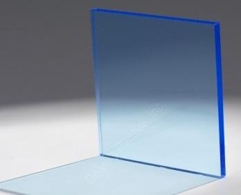 9092 Exotic Edge Blue, Translucent, Acrylic Sheet, 6MM (1/4) Thick, 12 W x 48 L