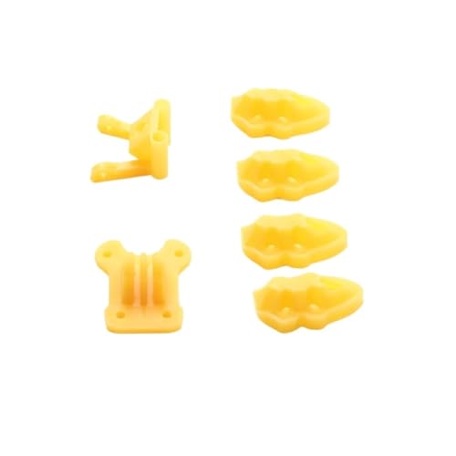 カメラマウント/アンテナ/モーターマウントベース3Dプリントキット、Mark4 5インチ7インチ295mm RC飛行機FPVレーシングドローンクワッドコプターフレーム用(Yellow Kit)